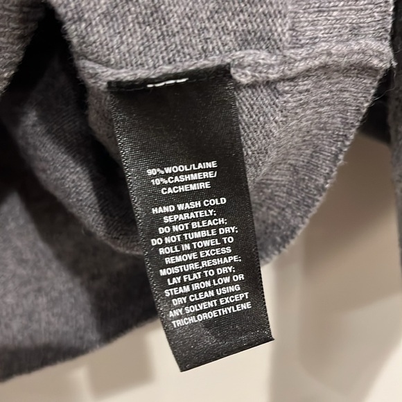 LAFAYETTE 148 NY Kimono Cowl Neck Wool Cashmere Pullover Sweater Short Sleeve - Picture 3 of 6